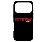 Carcasa para iPhone 17 Pro John 14:3 Heaven Quote of Jesus Christ - Not Yet Home