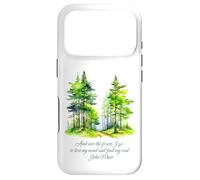 Carcasa para iPhone 17 Pro John Muir Cita and Into The Forest I go Nature Lover