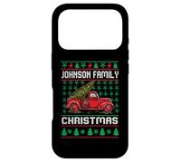 Carcasa para iPhone 17 Pro Johnson Family Ugly Christmas Sweater Red Truck Funny Xmas