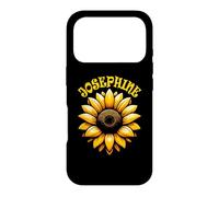 Carcasa para iPhone 17 Pro Josephine - Diseño de Girasol para niñas con Nombre Josephine