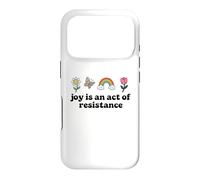 Carcasa para iPhone 17 Pro Joy is an Act of Resistance Rainbow Pride Month Human Rights