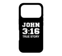 Carcasa para iPhone 17 Pro Juan 3 16 Historia Verdadera, Fe, Verso de la Biblia Mujeres cristianas
