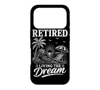 Carcasa para iPhone 17 Pro Jubilado Vivir El sueño Beach Vacaciones Jubilación