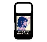 Carcasa para iPhone 17 Pro Juego de Anime Triste Japonés de los 90 para Chicas Over Vaporwave Aesthetic