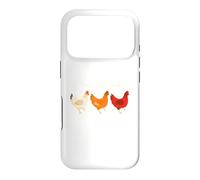 Carcasa para iPhone 17 Pro Juguetes de Pollo para Coop Juguete de Pollo de Goma Traeger Pollo Rub