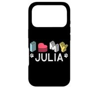 Carcasa para iPhone 17 Pro Julia Personalizado Perro Nombre Julia Pet Lover