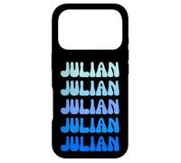 Carcasa para iPhone 17 Pro Julian Retro Name Stack Design