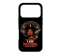 Carcasa para iPhone 17 Pro Juneteenth She Whispered I Am The Storm Women's Black History