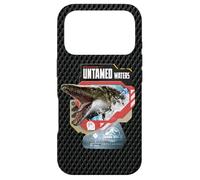 Carcasa para iPhone 17 Pro Jurassic World Rebirth Warning Untamed Waters Mosasaurus