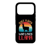 Carcasa para iPhone 17 Pro Just A Boy Who Loves Llama