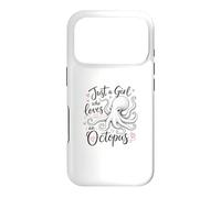 Carcasa para iPhone 17 Pro Just a Girl Who Loves an Octopus Cute Octopus