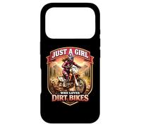 Carcasa para iPhone 17 Pro Just A Girl Who Loves Dirt Bikes Rider Motocross Motorbike