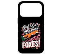 Carcasa para iPhone 17 Pro Just a Girl Who Loves Foxes! Sweet Woodland Wildlife