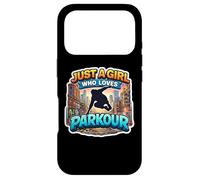 Carcasa para iPhone 17 Pro Just A Girl Who Loves Parkour Lover Womens Teens Athlete