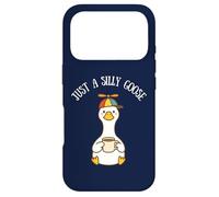 Carcasa para iPhone 17 Pro Just A Silly Goose On The Loose Funny Meme Niños Niñas