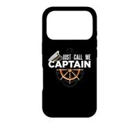Carcasa para iPhone 17 Pro Just Call Me Captain - Boating Sailor - Anchor Boat Sailing