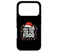 Carcasa para iPhone 17 Pro Just Here For The Food Funny Christmas Sutil Bah Humbug