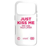 Carcasa para iPhone 17 Pro Just Kiss Me. We Can Talk Later Amor San Valentín Backprint