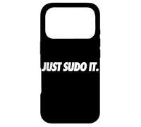 Carcasa para iPhone 17 Pro Just Sudo It: Coding Humor & Nerd Pride Ropa Estilo Sudo