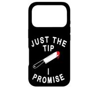 Carcasa para iPhone 17 Pro Just The Tip I Promise Funny Halloween Dichos