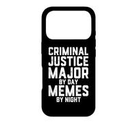 Carcasa para iPhone 17 Pro Justicia Penal Mayor De Día Memes por La Noche De La Escuela De Derecho Broma
