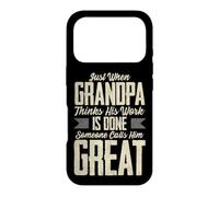 Carcasa para iPhone 17 Pro Justo Cuando el Abuelo Piensa Que su Trabajo está Hecho