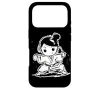 Carcasa para iPhone 17 Pro Karate Girl Cartoon Look Shotokan Sports