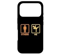 Carcasa para iPhone 17 Pro Karateka Stickfigures Profesor de Karate Deportes