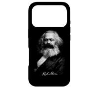 Carcasa para iPhone 17 Pro Karl Marx Retrato Socialismo Teoría Política Icono