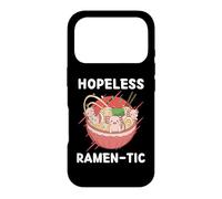 Carcasa para iPhone 17 Pro Kawaii Axolotl Eats Ramen Hopeless Ramentic Lindo Estético