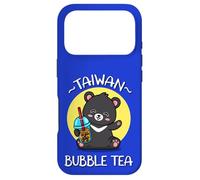 Carcasa para iPhone 17 Pro Kawaii Boba Bubble Milk Tea Lover Formosa Bear Taiwan Travel