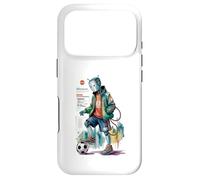 Carcasa para iPhone 17 Pro Kawaii Just Boy Who Loves Soccer Robots Anime Mi Ingeniería