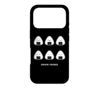 Carcasa para iPhone 17 Pro Kawaii Onigiri Friends Cute Japanese Rice Ball Personajes