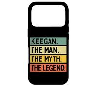 Carcasa para iPhone 17 Pro Keegan The Man The Myth The Legend - Cita Personalizada Divertida