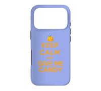 Carcasa para iPhone 17 Pro Keep Calm and Give Me Candy Halloween Humor