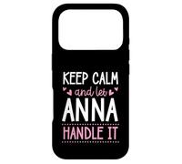 Carcasa para iPhone 17 Pro Keep Calm and Let Anna Handle It Chill Nombre