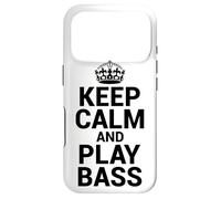 Carcasa para iPhone 17 Pro Keep Calm and Play Bass Bassist Bass Player