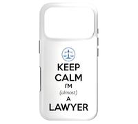 Carcasa para iPhone 17 Pro Keep Calm I'm Casi un Abogado | Examen de Barra de Estudiantes de Derecho Divertido