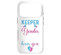Carcasa para iPhone 17 Pro Keeper of The Gender Auntie Loves You | Fiesta de revelación de género