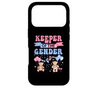 Carcasa para iPhone 17 Pro Keeper of The Gender Reveal Baby Bear Globos Rosa O Azul