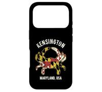 Carcasa para iPhone 17 Pro Kensington Maryland USA Crab Vintage Diseño de Estilo Envejecido