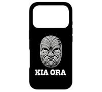 Carcasa para iPhone 17 Pro Kia Ora Maori Mask Nueva Zelanda Kiwi Land Aotearoa NZ