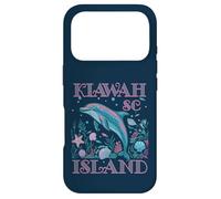Carcasa para iPhone 17 Pro Kiawah Island SC Delfines Amante DE LOS Delfines Colorido Souvenir DE Playa