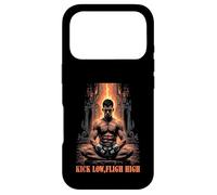 Carcasa para iPhone 17 Pro Kick Low Flight High Muay Thai MMA Warrior