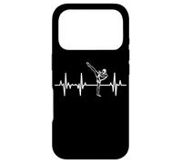 Carcasa para iPhone 17 Pro Kickboxer ECG Heartline Kickboxing Entrenador Muay Thai
