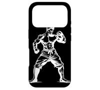 Carcasa para iPhone 17 Pro Kickboxing Guy Dibujando Muay Thai para Niños