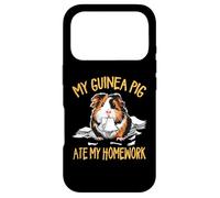 Carcasa para iPhone 17 Pro Kids Boys Girls Ate My Homework Cute Wh uinea Pig Lover