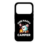 Carcasa para iPhone 17 Pro Kids One Happy Camper Baby Girl Marshmallow Camping