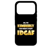 Carcasa para iPhone 17 Pro Kimberly Joke Idgaf Meme Funny Halloween Costume For Kim