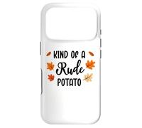 Carcasa para iPhone 17 Pro Kind of Rude Potato Sweet Potato Funny Thanksgiving Couples